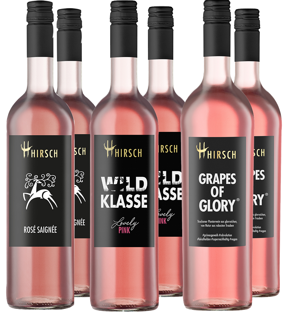 HIRSCH ist Rosé-Paket