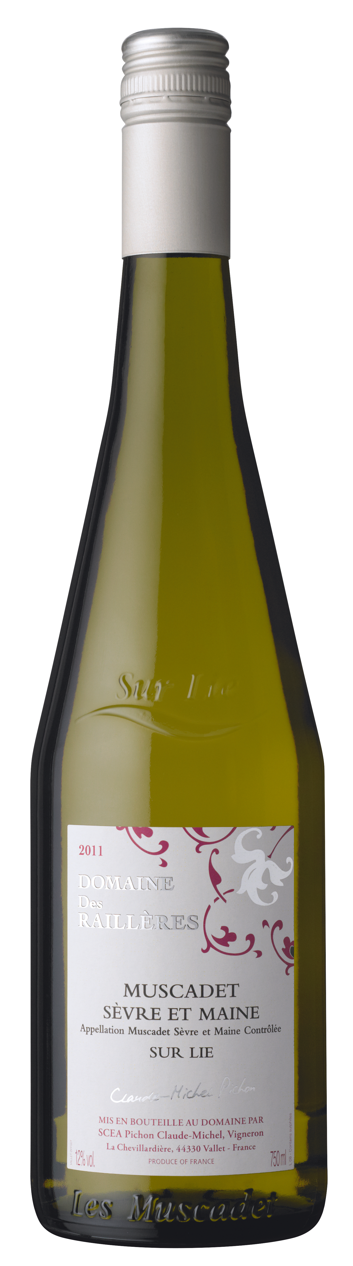 2025 Domaine Raillères Sur Lie Muscadet Sèvre et Maine AOP