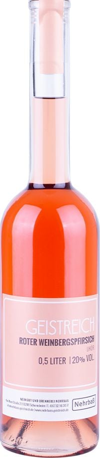 Roter Weinbergspfirsich Likör 0,5 L