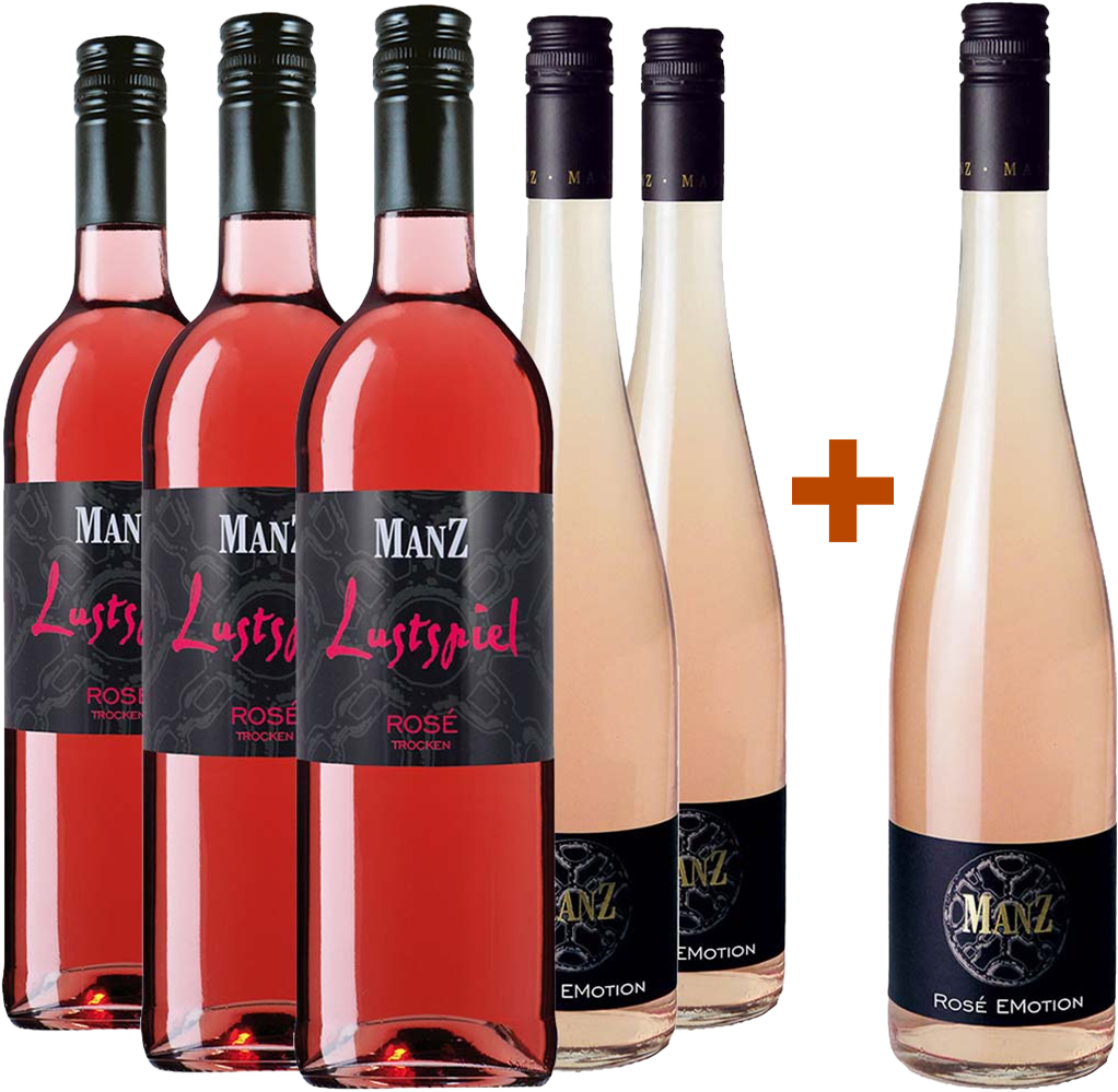 5+1 Paket "Lustspiel" & "EMotion" Rosé trocken
