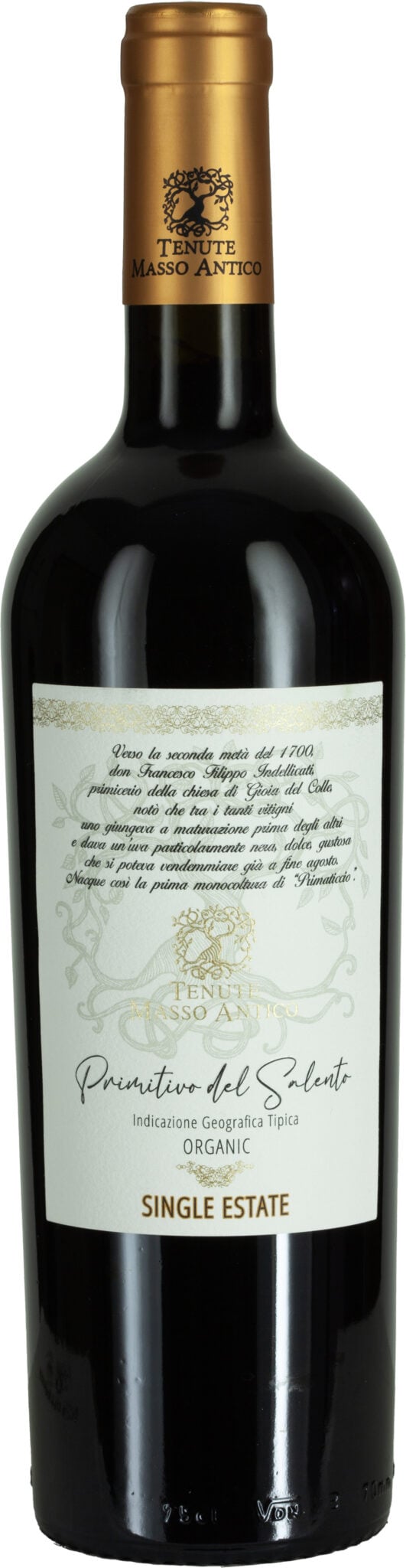 2022 Single Estate Primitivo Salento IGP BIO
