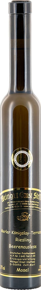 2019 Merler Königlay-Terrassen Riesling Beerenauslese Sonderflasche 0,375 L