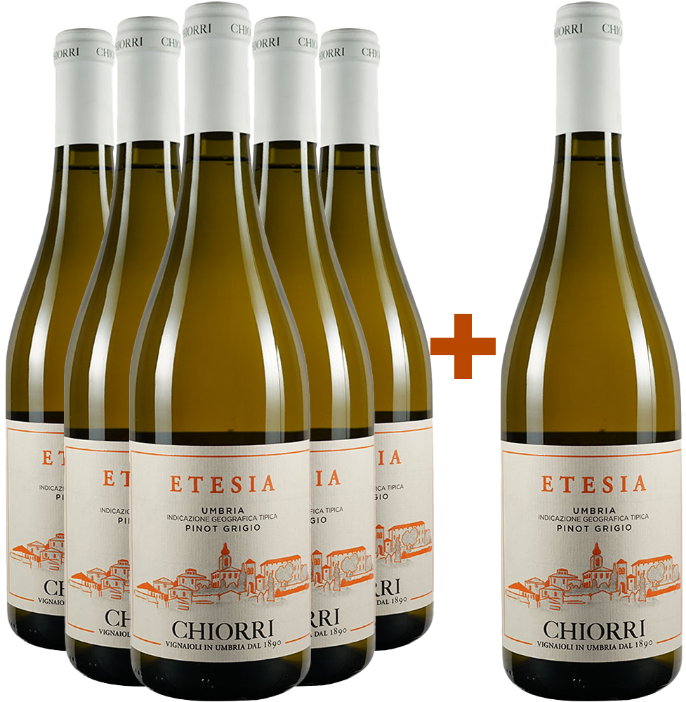 5+1 Paket Etesia Pinot Grigio Umbria IGP