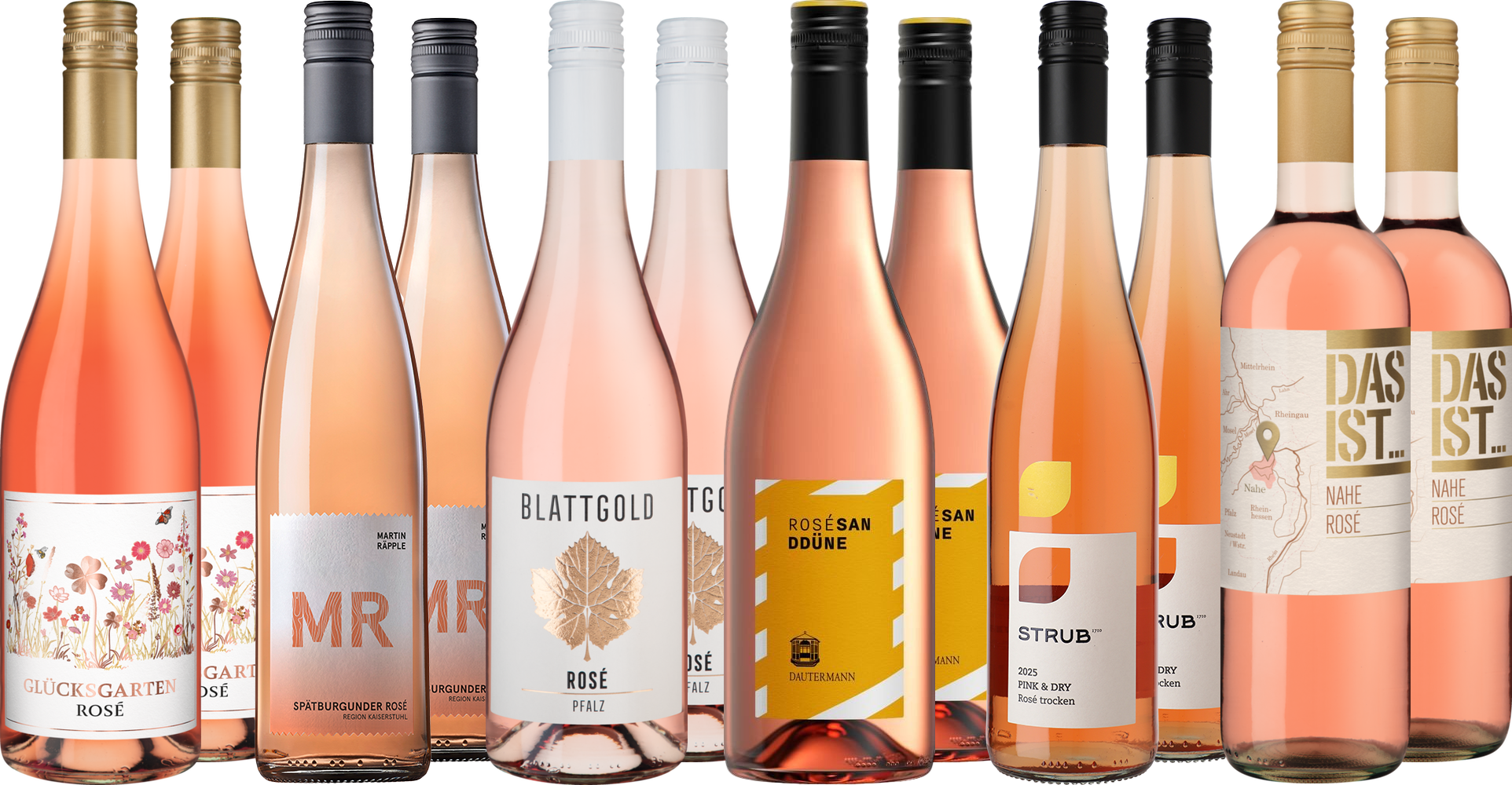 Großes Rosé Entdecker-Paket
