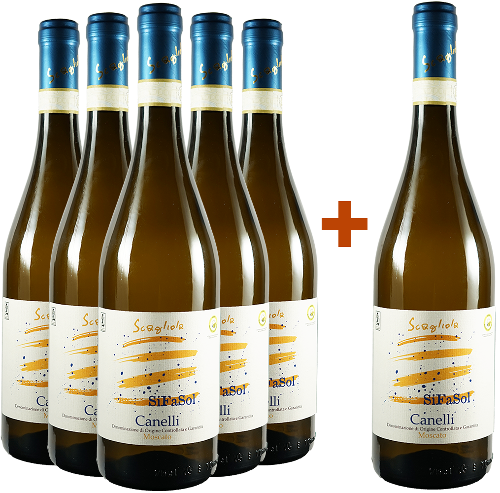 5+1 Paket Moscato SiFaSol Canelli DOCG