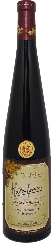 2022 Gewurztraminer Heissenberg Cuvée Spätherbst Alsace AOP