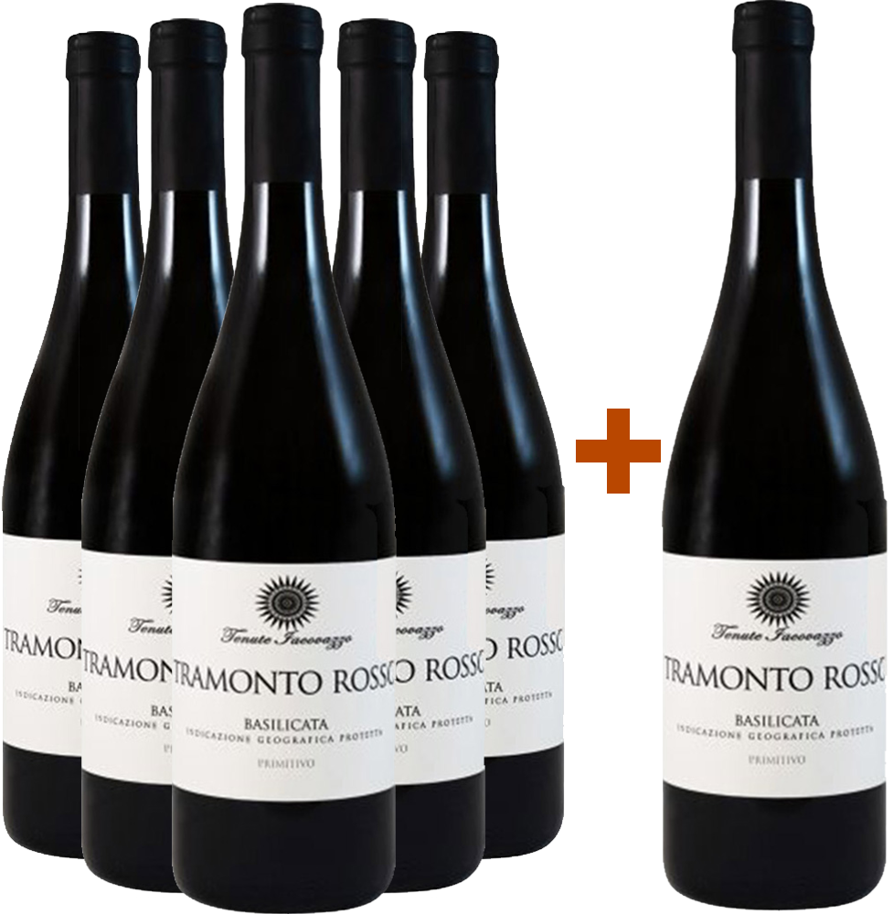 5+1 Paket Tramonto Rosso Primitivo Basilicata IGP