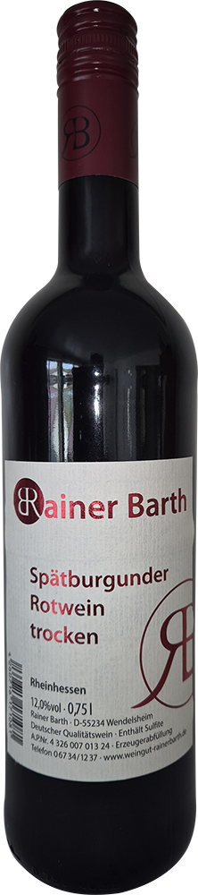 Spätburgunder Rotwein