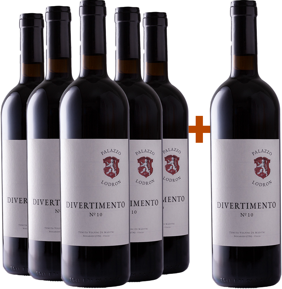 5+1 Paket Divertimento no.10 Vigneti delle Dolomiti IGP