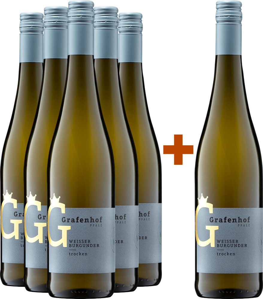 5+1 Paket Weißer Burgunder GLANZSTÜCK