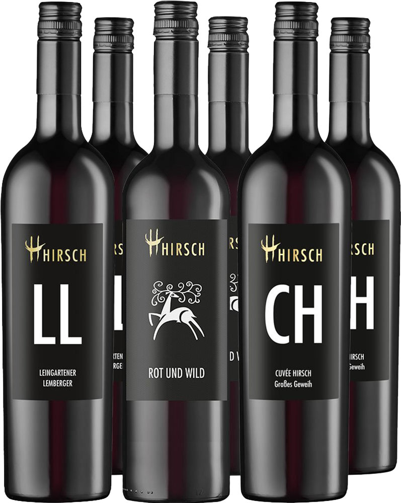 Hirsch Rotwein-Paket