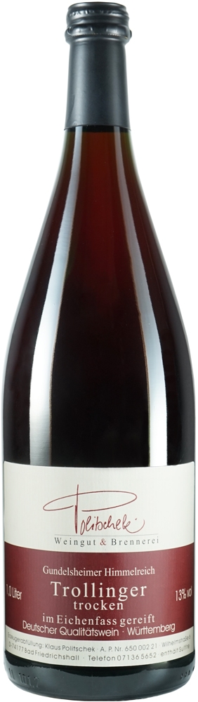2019 Trollinger 1,0 L