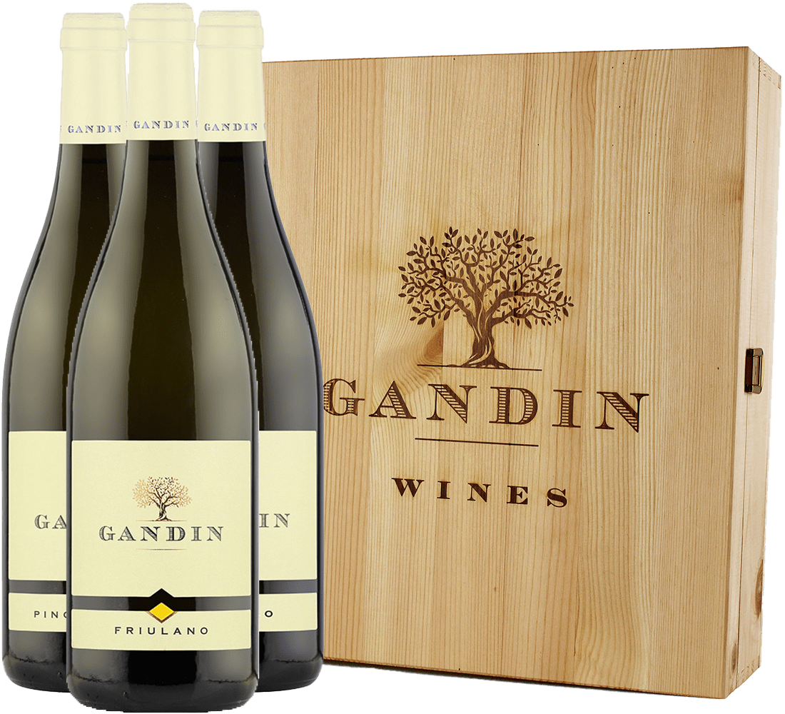 Gandin mit Holzkiste Paket
