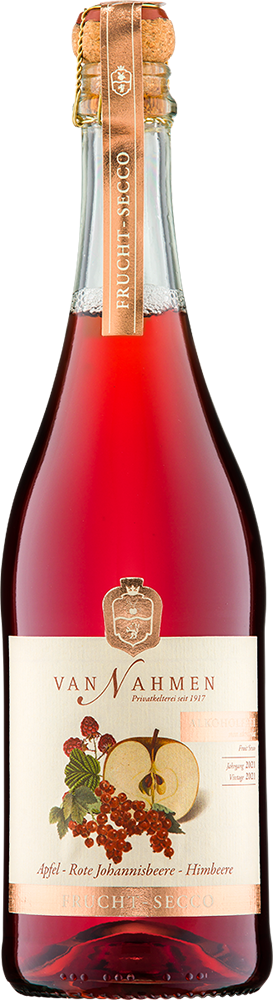 Frucht-Secco Apfel-Rote Johannisbeere Himbeere alkoholfrei