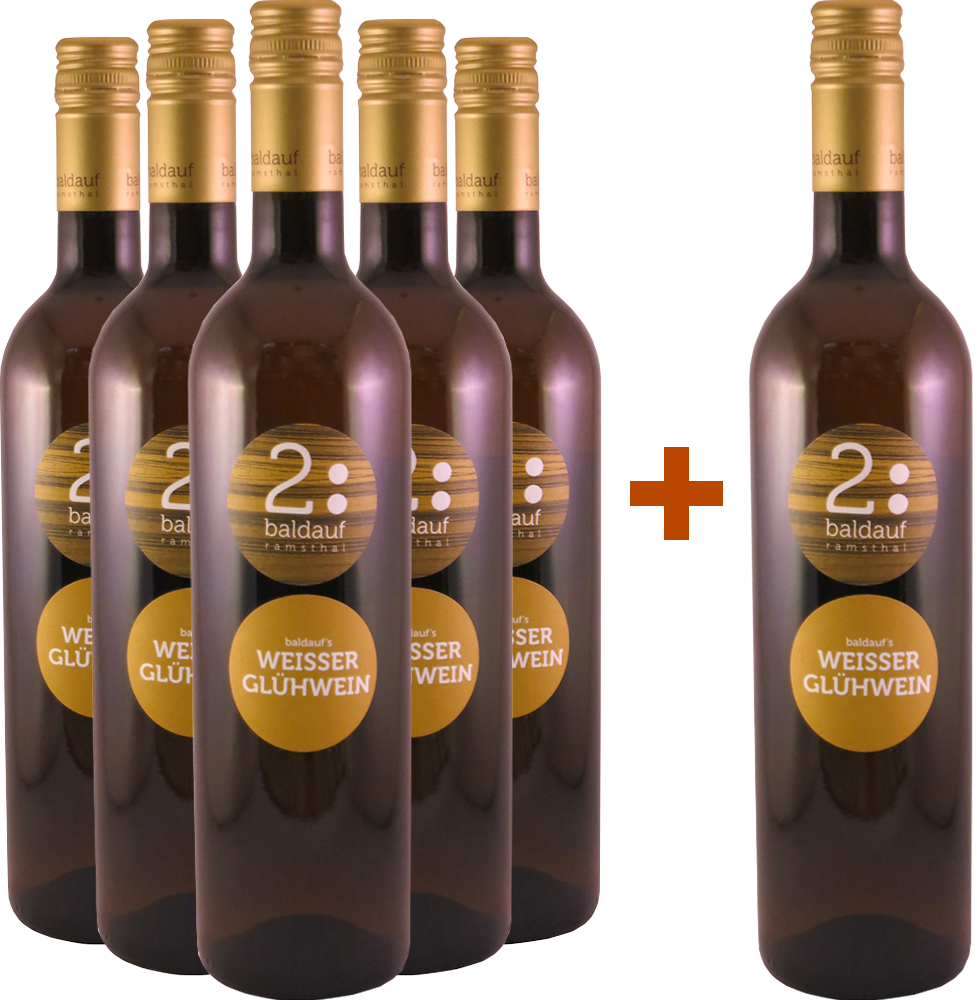 5+1 PAKET GLÜHWEIN WEISS
