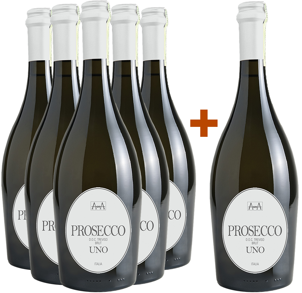 5+1 Paket UNO Prosecco DOC
