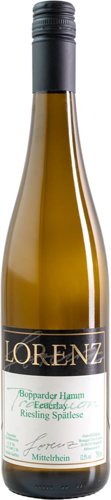 2018 Bopparder Hamm Feuerlay Riesling Spätlese -Tradition-