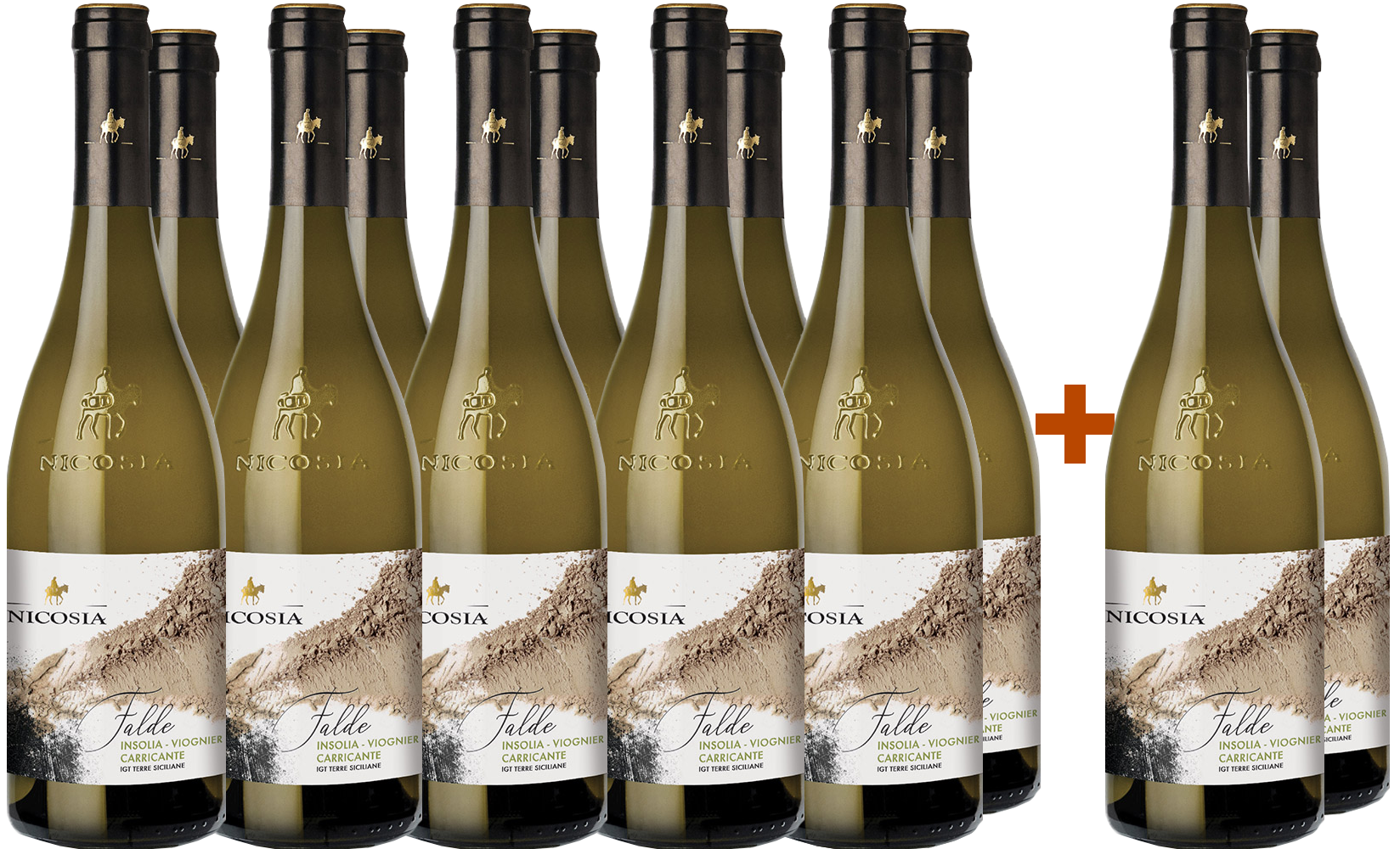 10+2 Paket Falde Insolia Viognier Carricante Terre Siciliane IGP