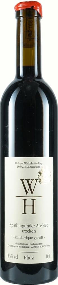 2024 Dackenheimer Liebesbrunnen Spätburgunder Auslese im Barrique gereift 0,5 L