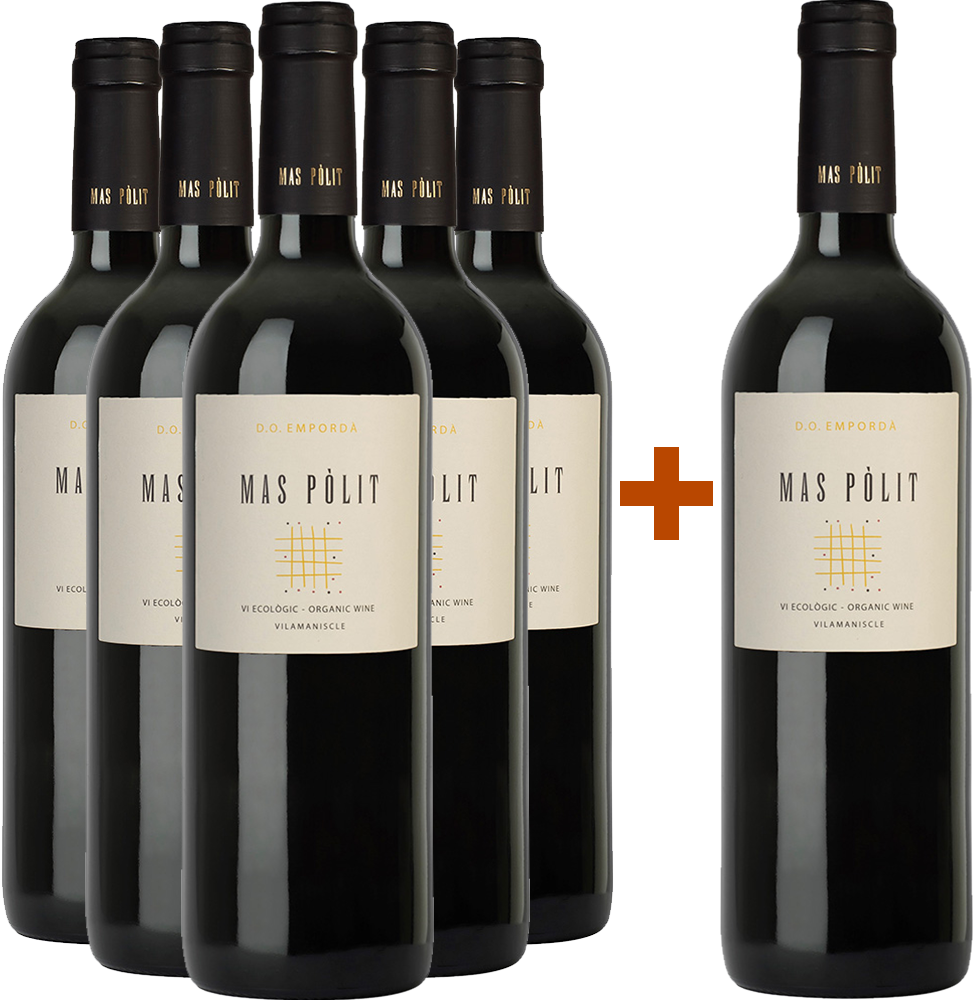 5+1 Aktionspaket Rotwein Cuvee Empordà DO BIO