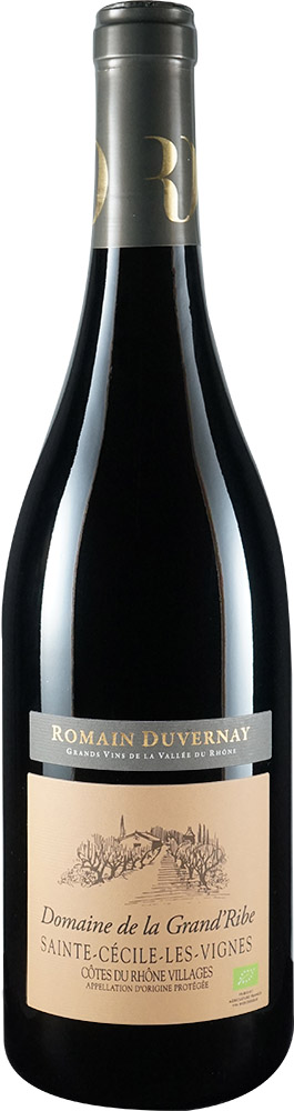 2016 Domaine de Grand'Ribe Côtes du Rhône Villages Saint Cécile les Vignes BIO