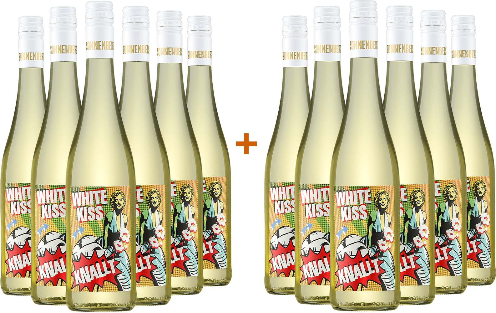 6+6 Paket White Kiss