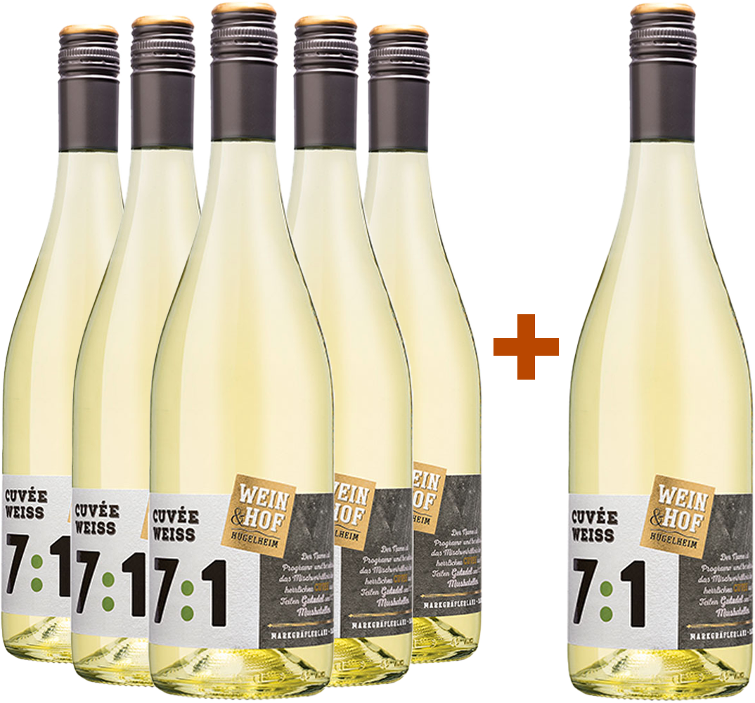 5+1 Paket Cuvée 7:1 trocken