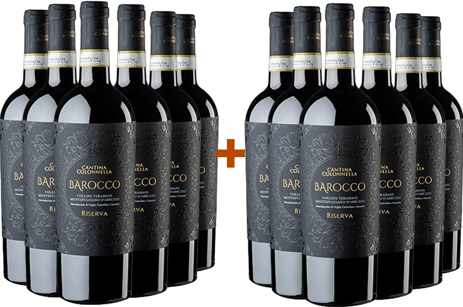 6+6 Paket Barocco Riserva Montepulciano d'Abruzzo Colline Teramane DOCG