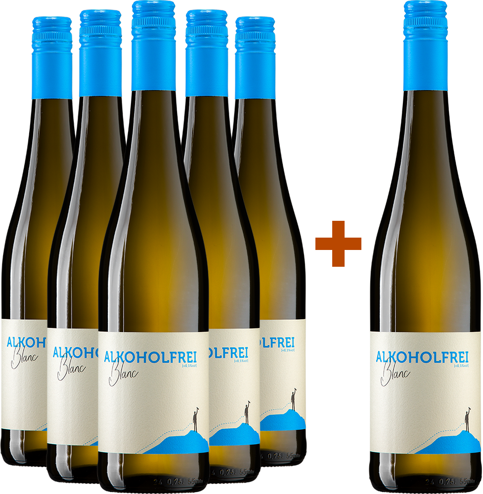5+1 Paket BLANC lieblich - alkoholfrei