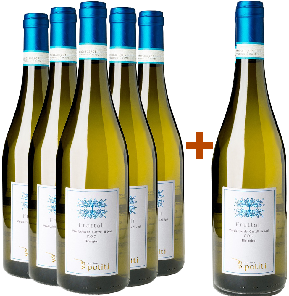 5+1 Paket Frattali Verdicchio dei Castelli di Jesi DOC BIO