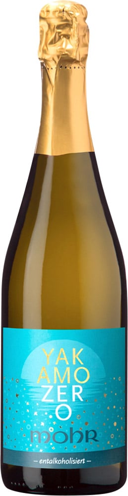 YAKAMOZERO schäumendes Getränk aus entalkoholisiertem Wein BIO