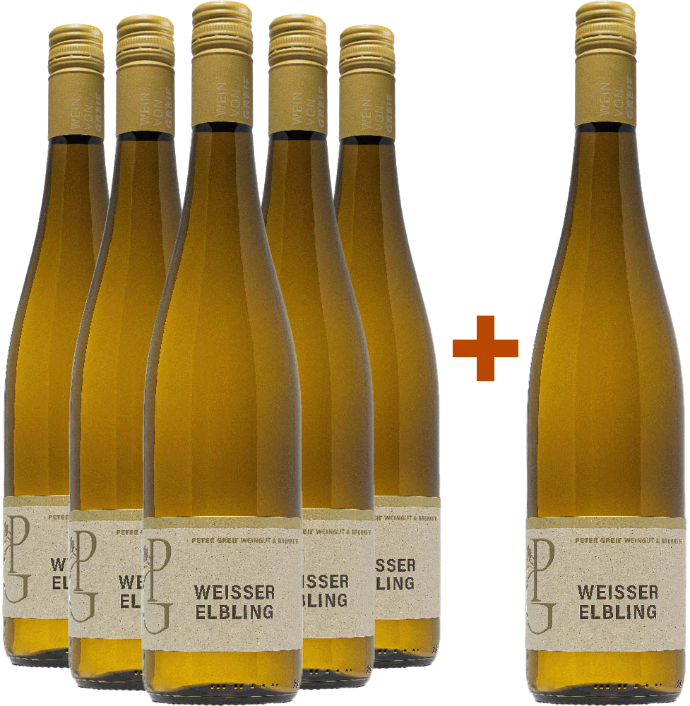 5+1 Paket Weißer Elbling trocken