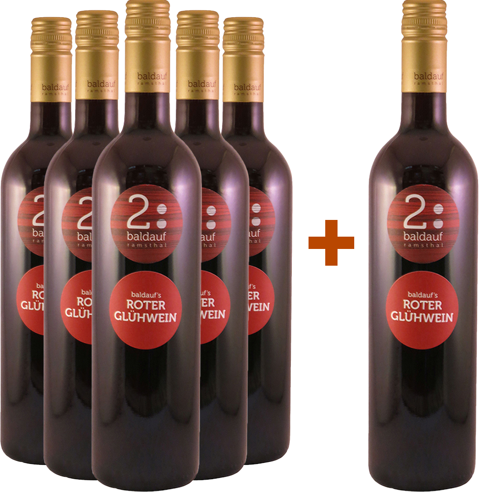5+1 PAKET GLÜHWEIN ROT