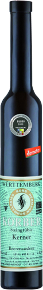2013 Kerner Korber Steingrüble Auslese BIO