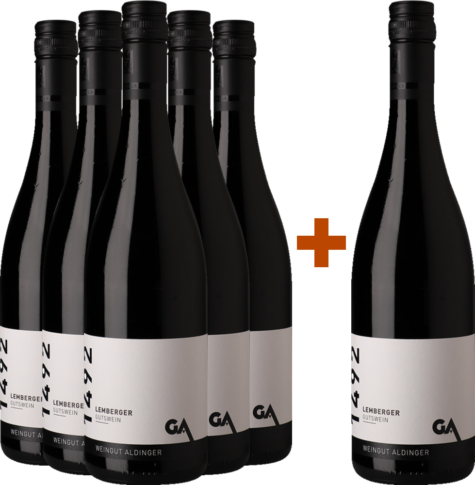 5+1 Paket 1492 Lemberger - Weingut Aldinger