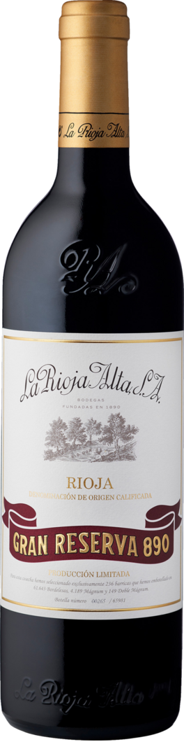 2011 La Rioja Alta 890 Rioja Gran Reserva 1,5 L