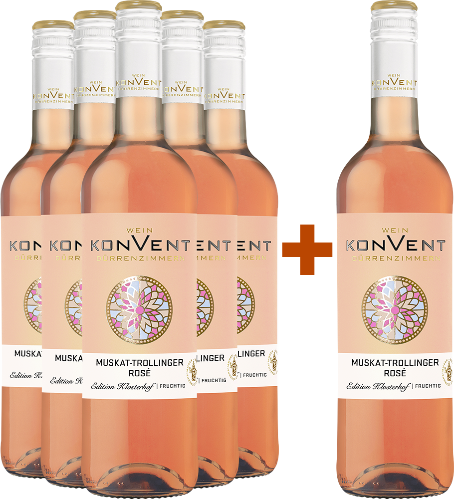 5+1 Paket 2024 Klosterhof Muskat-Trollinger Rosé