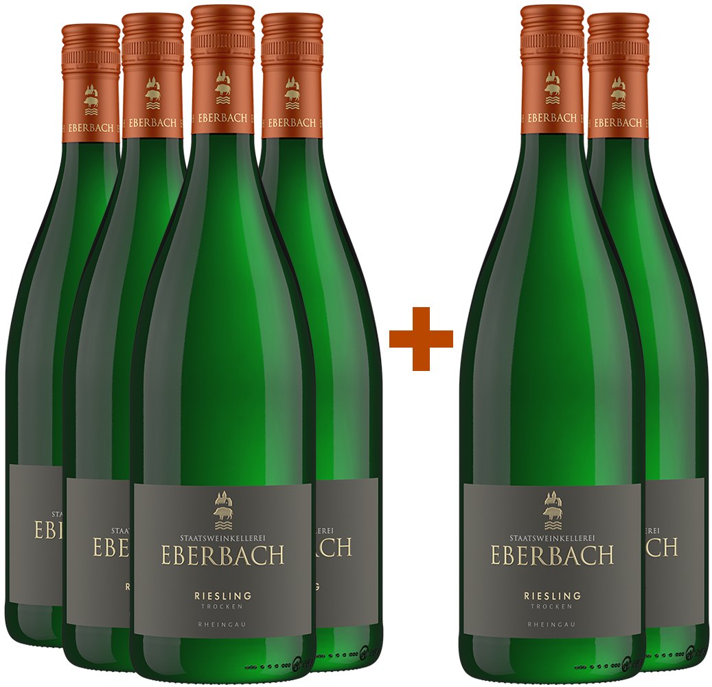 4+2 Paket Riesling trocken 1,0 L