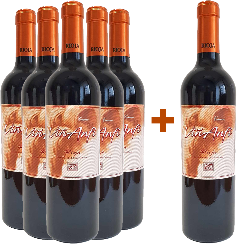  5+1 Paket Viña Anfi Crianza Rioja DOCa