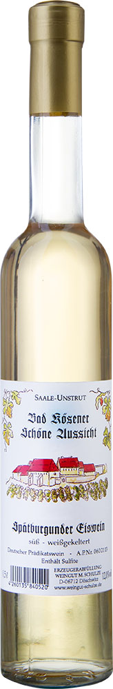 2022 Bad Kösener Schöne Aussicht Silvaner Eiswein 0,5 L