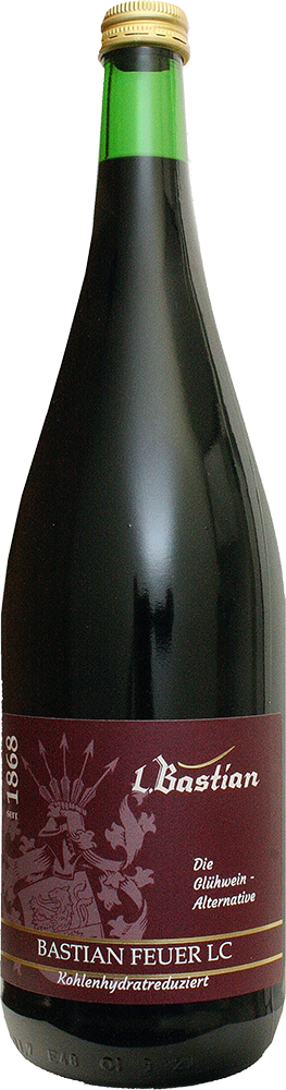BASTIAN FEUER LC (lower carb) Die rote Glühweinalternative! kohlenhydratreduziert 1,0 L