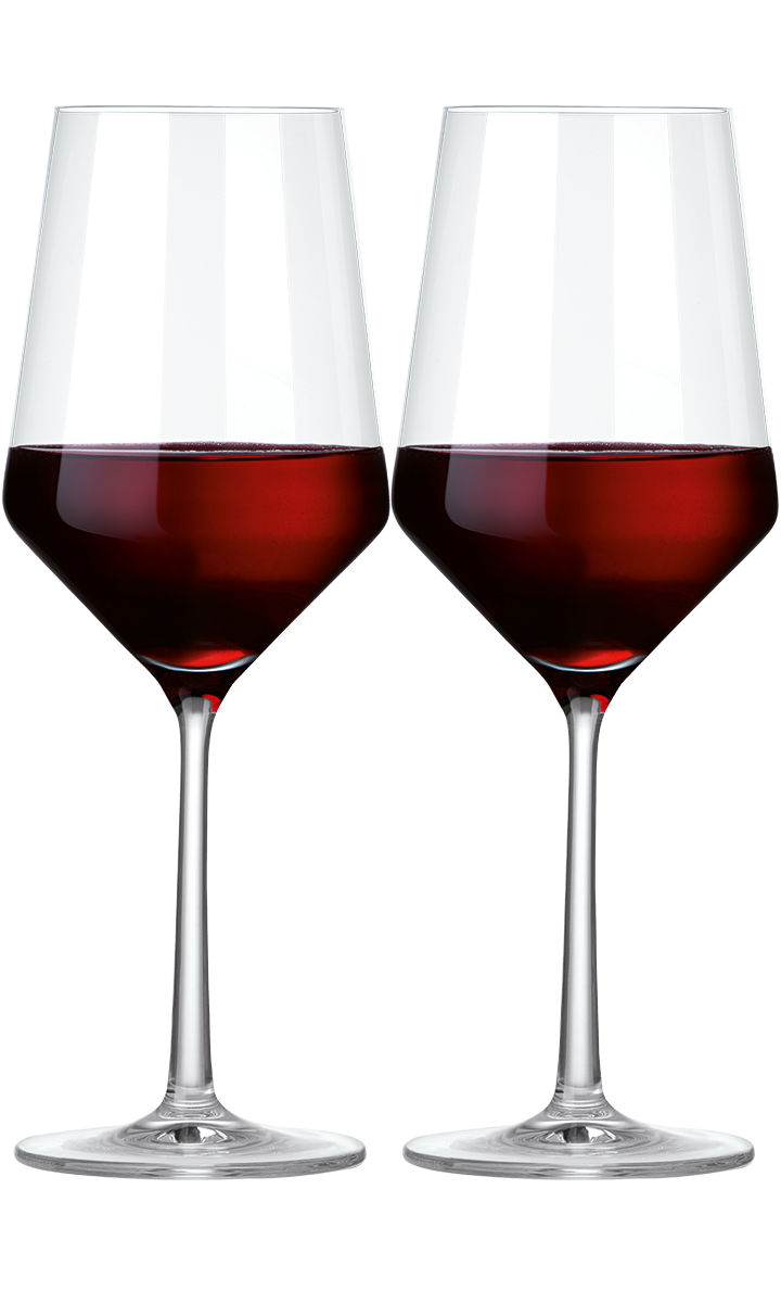 2er-Set Zwiesel Kristallglas Pure Rotwein-Glas