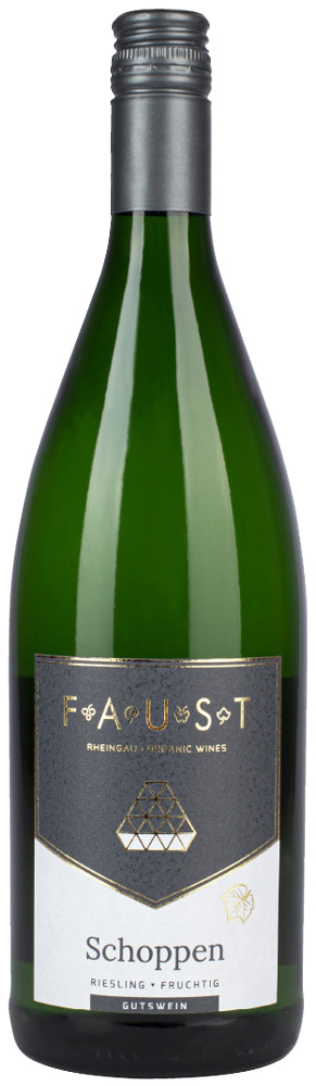 2022 Faust Schoppen Riesling fruchtig BIO 1,0 L