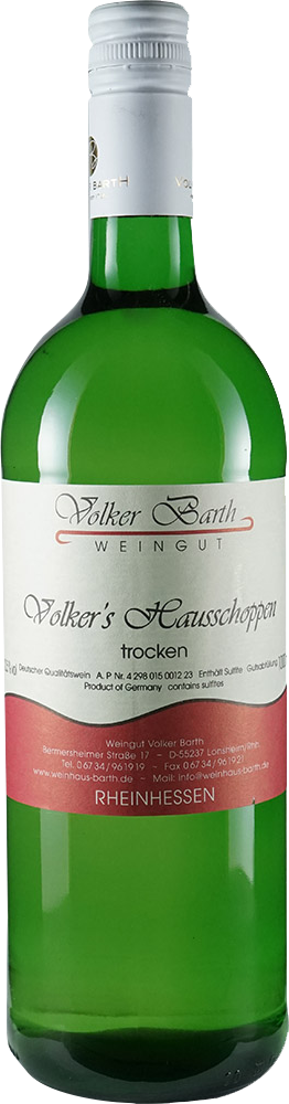 2024 Volkers Hausschoppen Müller-Thurgau 1,0 L