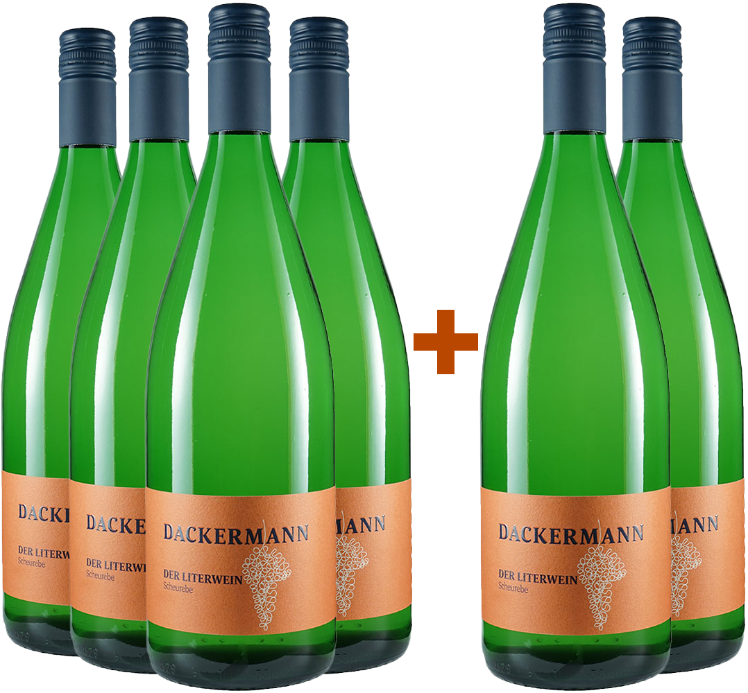 4+2 Paket Scheurebe trocken 1,0 L