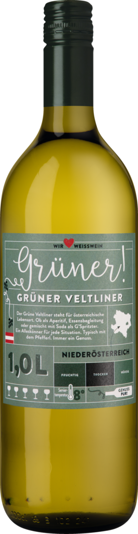 2025 Grüner! Grüner Veltliner 1,0 L