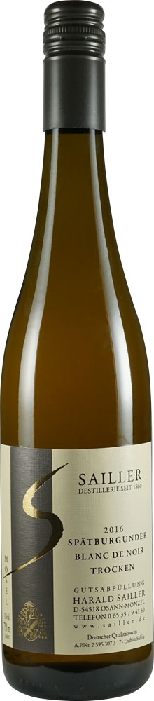 2016 Spätburgunder Blanc de Noir