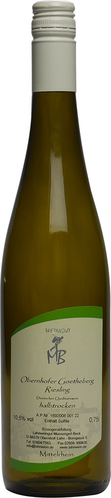 2022 Obernhofer Goetheberg Riesling