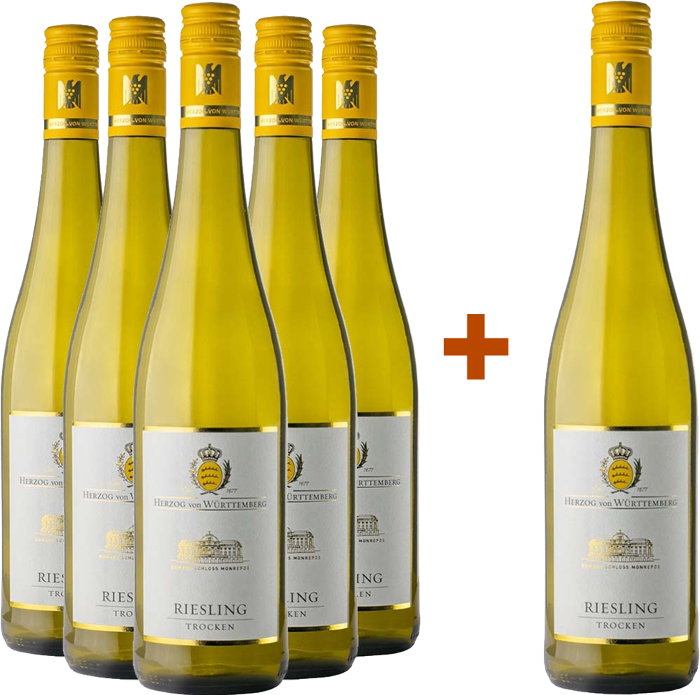 Herzog von Württemberg 5+1 Riesling Schloss Monrepos-Paket