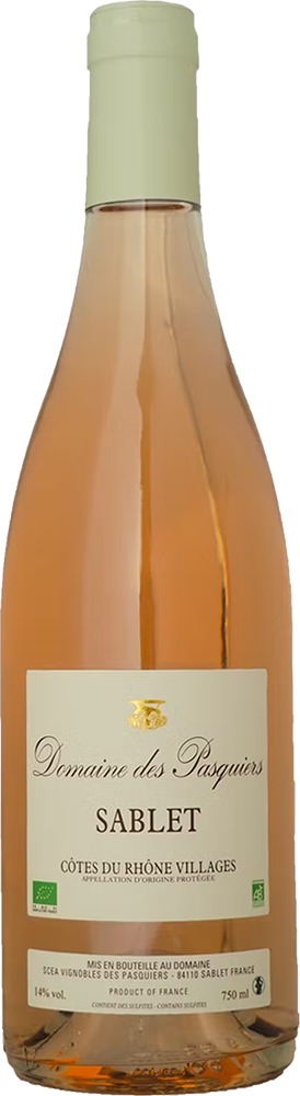 2024 Cuvée Rosé Côtes du Rhône villages Sablet AOP BIO